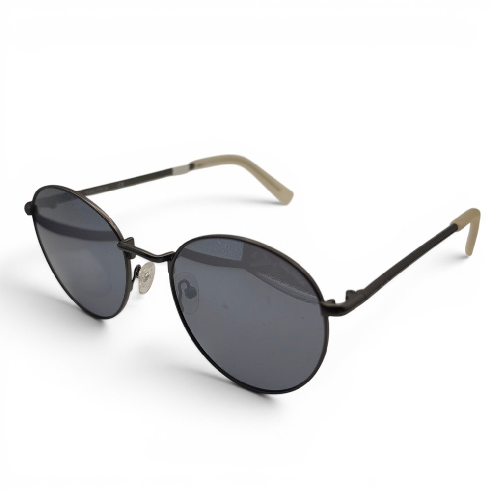 Nautica Unisex Round Polarized Sunglasses Matte Gunmetal N9206S 53-19-145
